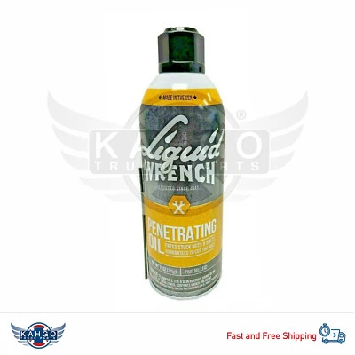 Liquid Wrench Aerosol Penetrating Oil Frees Stuck Nuts Bolts & Locks 11 oz L112 - Imagem 1 de 3