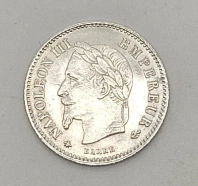 20 Centimes Napoléon III  -  1867 A   -  SUP - Photo 1/2