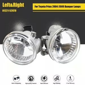 For 2003-2005 Toyota Echo Clear Lens Front Bumper Driving Fog Lights Lamps - Picture 1 of 7