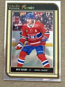 Nick Suzuki, Montreal Canadiens 2022-23 O Pee Chee Platinum Premier #OP25 - Foto 1 di 2