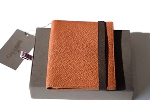 BARBER SHOP FRINGE GRAINED BROWN LEATHER ORGANIZER - Imagen 1 de 2