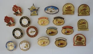 19 Lot of Pins Ski Club Snowmobile Club Wisconsin AWSC Appleton Workshop 80s 90s - Picture 1 of 11
