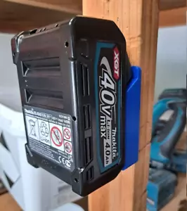 5 X Makita 40V Max XGT Li-Ion Cordless Battery Mount Holder | BL4080F BL4040B - Picture 1 of 3