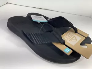 Reef Phantom 2 Sandalen Flip Flops Riemen Schuhe Herren 11 schwarz Komfort hohe Fußgewölbe Neu mit Etikett - Bild 1 von 15