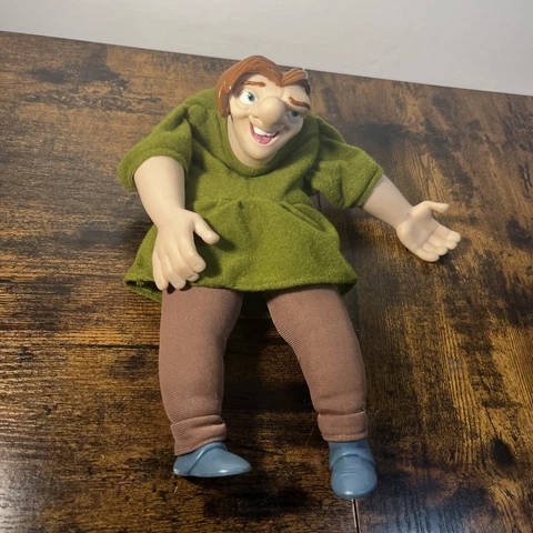 Disney The Hunchback of Notre Dame QUASIMODO Plush Doll Puppet 9.5" EUC Cover