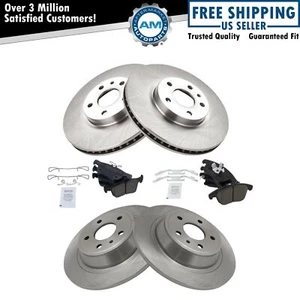 Front & Rear Premium Posi Ceramic Brake Pad & Rotor Kit for Ford Lincoln - Picture 1 of 10