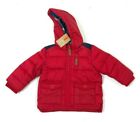 Ex John Lewis Baby Boys Czerwona kurtka z kapturem Płaszcz 9 12 18 24 miesiące Sugerowana cena detaliczna 29 £ - 31 £