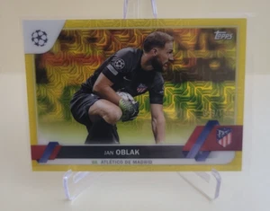 2022-23 TOPPS CHROM UEFA JAPAN EDITION JAN OBLAK GELB MOJO #107 Ser #099/150 - Bild 1 von 2