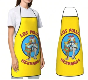Breaking Bad & Better Call Saul Chef Style - Los Pollos Hermanos Yellow Apron UK - Picture 1 of 4
