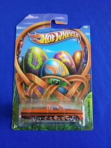 2013 Hot Wheels Easter Eggsclusives 65 FORD RANCHERO Orange 4/8 EXCELLENT CARD  - Picture 1 of 3