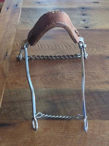 Vintage Horse Bit Sliester 9” USA Shank Stainless Steel Mechanical Hackamore - Picture 1 of 9