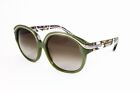 Emilio Pucci Sunglasses Womens Fashion Ep689s 318 Olive Green 59Mm Brown Lens