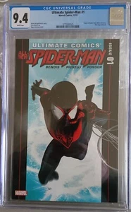 Ultimate Comics Nuevo Spider-Man #1 - Segunda Aplicación/Origen de Miles Morales CGC 9.4 - Imagen 1 de 4