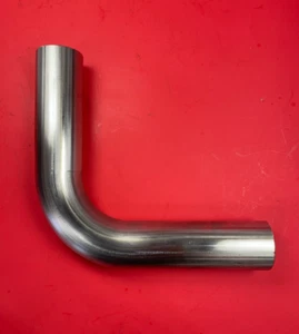 1.75" 304 Stainless 90°Mandrel Bend Elbow 2.625" CLR Radius 16GA/.065 USA - Picture 1 of 7