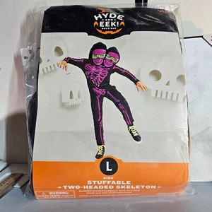 Hyde & EEK! Boutique Stofftier Zweiköpfiges Skelett Kostüm Kinder L - Bild 1 von 3