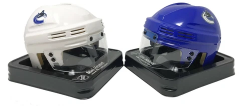 Vancouver Canucks NHL Licensed Blue & White Mini Helmets Cover