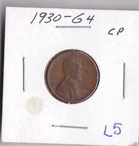1930 Lincoln Cent L5 Cover