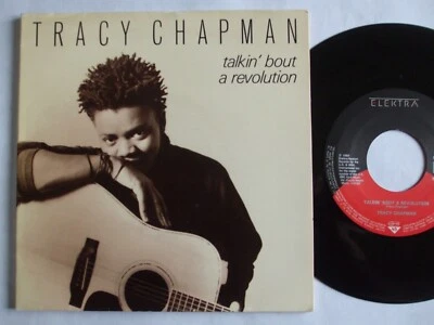 RARE 7" PROMO TRACY CHAPMAN TALKIN' BOUT A REVOLUTION 1988 ELEKTRA PRO 505 EX Foto 1 de 4