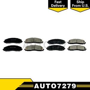 Power Stop Front Rear 2X Disc Brake Pad Set For 2013-2014 Ford F-250 Super Duty