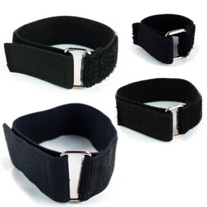1 Stretch Klettkabelbinder Klett Kabelbinder elastisch Metall 15 20 30 40 cm - Bild 1 von 13