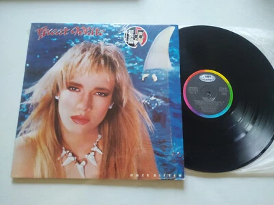 Great White Once Bitten 1990 Espagne First Press - LP vinile 12 " G VG MG Am - Photo 1/4