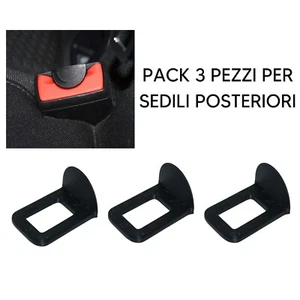 3+3 Clip Per Cinture di Sicurezza Blocca Suono Cintura Auto Universale UltraSlim - Imagen 1 de 7