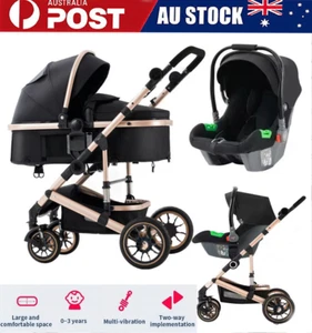 🚨Stroller Luxury Stroller Folding Baby Stroller Baby Cradle Portable Stroller - Picture 1 of 13