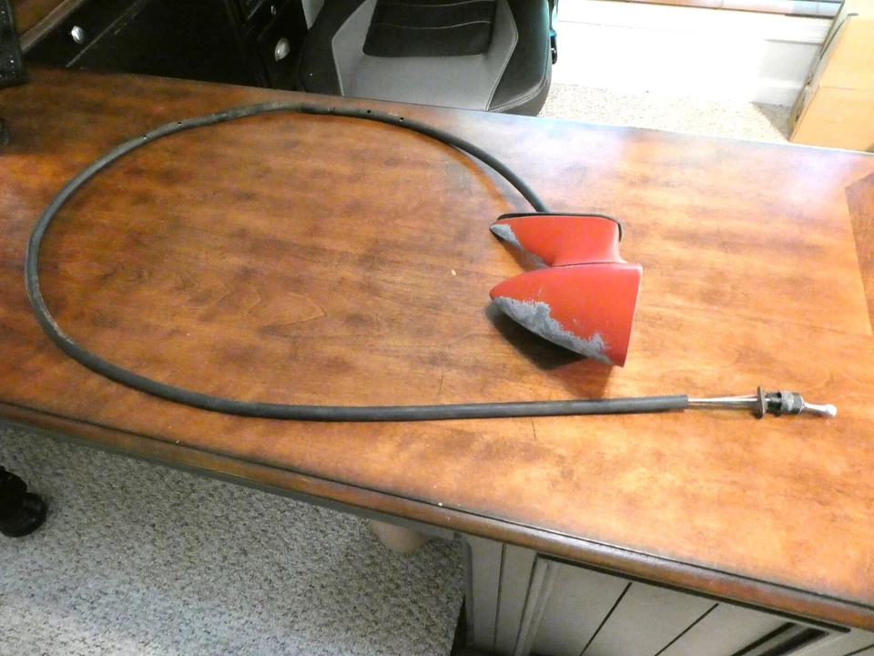 Espelho de bala Ford Gran Torino Sport Ranchero destro controle remoto 1972 1973 1974 1975 1976 - Imagem 1 de 4