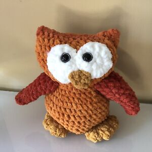 Amigurumi Handmade Crochet Owl Plush Stuffed Animal Doll Toy Plush