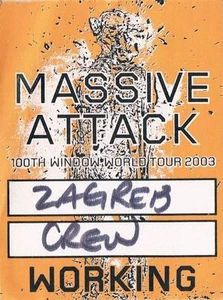 ATTACCO MASSICCIO 06.08.2003. ZAGABRIA CROAZIA - L. CREW - FUNZIONANTE - PASS BACKSTAGE - Foto 1 di 1