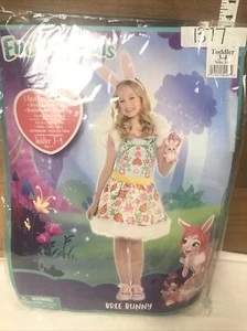 NEW ENCHANTIMALS BREE BUNNY 5pc HALLOWEEN COSTUME~TODDLER 3T - 4T - Picture 1 of 6