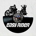Vinyl Record Wall Clock Silhouette Bikers Road Movie easy rider