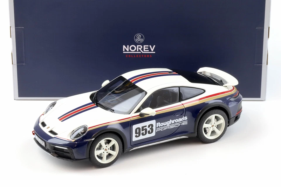 1 18 Norev Porsche 911 992 Dakar 2023 Roughroads Rothmanns 187240