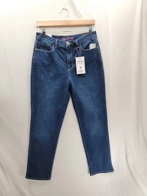 Pantalones de mezclilla ajustados talla 10 Gloria Vanderbilt Amanda elásticos tiro clásico pierna cónica nuevos con etiquetas Foto 1 de 4
