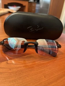 RAY-BAN RB 4041 STORM SUNGLASSES 601/7A BLACK FRAME - Picture 1 of 5