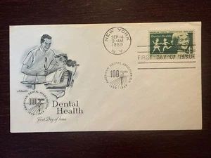 US FDC COVER 1959 YEAR DENTAL DENTISTRY HEALTH MEDICINE STAMPS SCOTT 1135 - Picture 1 of 1