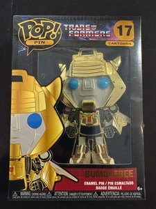 Pop! Pin #17 Bumblebee Enamel Pin Transformers New Sealed - Picture 1 of 2