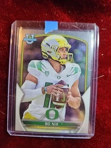 Autógrafos Bowman University 2022 cromados - Chrome Prospect Bo Nix #61 (AU, RC) - Imagen 1 de 2