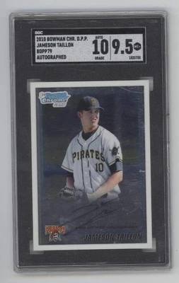 Jameson Taillon 2010 Bowman Chrome Draft Picks & Prospects automático SGC 10/9,5 Foto 1 de 3