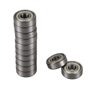 2X(12 Pezzi 608Z 22mm x 8mm x 7mm Cuscinetto Scanalato Profondo Singola Fila O6Q4)9184 - Foto 1 di 9