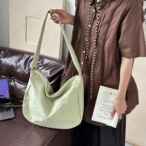 Light Weight Plaid Shoulder Bag Large Capacity Crossbody Bags Striped Tote Bag✨ - Picture 1 of 16
