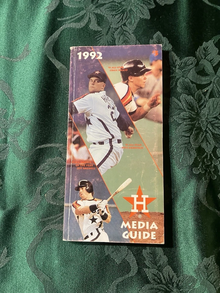 Houston Astros 1992 Media Guide - Image 1 of 1