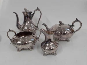 James Dixon & Söhne Versilbert Tee & Kaffeekanne Set (04) - Bild 1 von 20