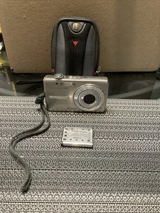 Olympus FE-280 8.0MP Digital Compact Camera Silver Tested W/Batt,bag Door Issue! - Picture 1 of 23