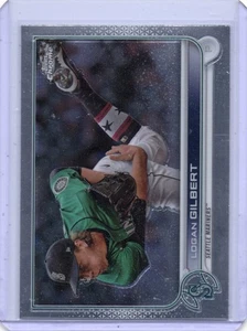 2022 Topps Chrome - Logan Gilbert #211 Seattle Mariners - Picture 1 of 2