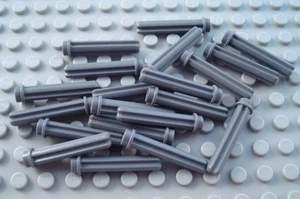 LEGO Lot of 20 Dark Bluish Gray 3 Length Technic Axle Pieces with Stop - Picture 1 of 1