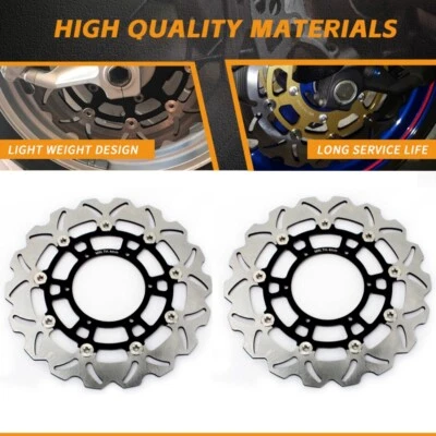 Par de rotores de discos de freno delanteros para BMW F 700 GS 2013-2018 F 800 GS 2006-2018 2017 Foto 1 de 4