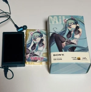 SONY Walkman Hatsune Miku model 10th anniversary NW-A35HN 16GB USED from JAPAN - Picture 1 of 9