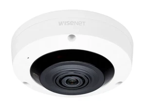 Cámara de red ojo de pez interior blanca Hanwha Techwin 6 MP, XNF-8010RW - Imagen 1 de 2