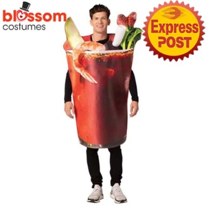 CA2003 Bloody Mary Cocktail Drink 3D Unisex Tunic Adult Funny Bucks Stag Costume - Picture 1 of 5